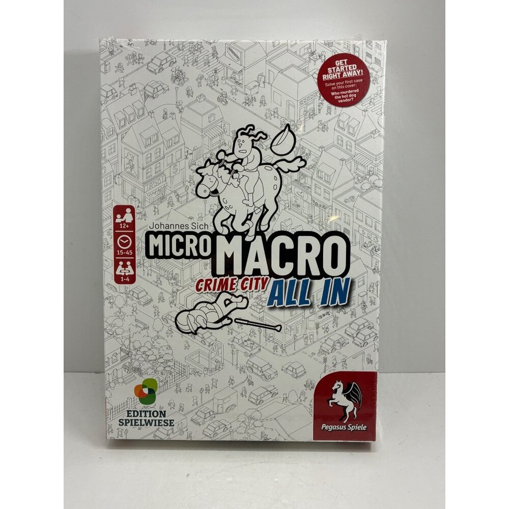 Micro Macro Crime City All In Detective Cooperative Board Game